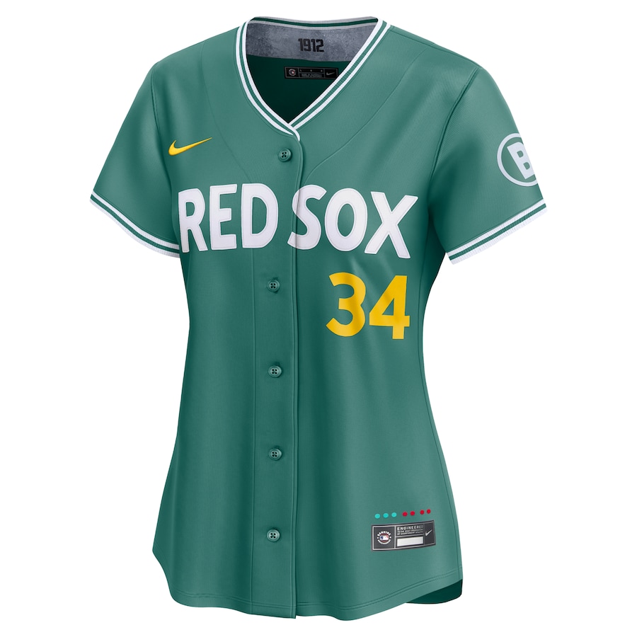 David Ortiz Boston Red Sox Nike Women's 2025 City Connect Limited Retired Player Jersey - Green thumbnail 3