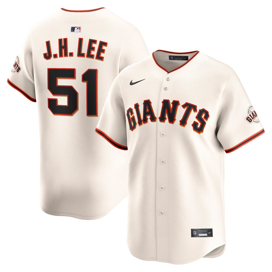 Jung Hoo Lee San Francisco Giants Nike Home Limited Player Jersey - Cream thumbnail 1