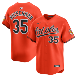 Adley Rutschman Baltimore Orioles Nike 2nd Alternate Limited Player Jersey - Orange