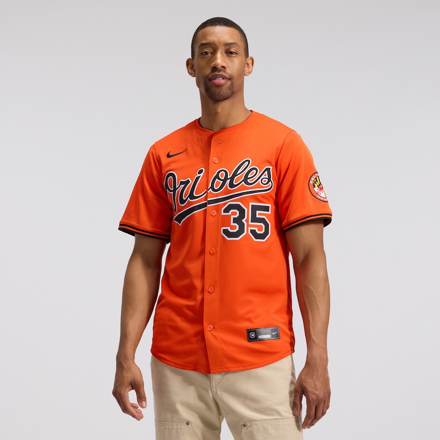 Adley Rutschman Baltimore Orioles Nike 2nd Alternate Limited Player Jersey - Orange thumbnail 3