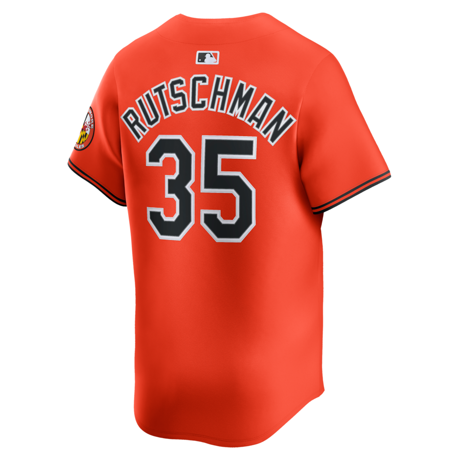 Adley Rutschman Baltimore Orioles Nike 2nd Alternate Limited Player Jersey - Orange thumbnail 8