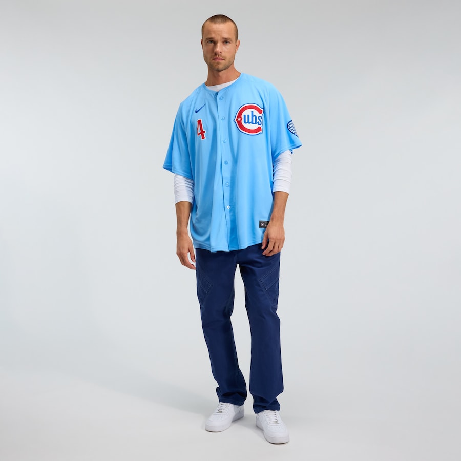 Pete Crow-Armstrong Chicago Cubs Nike Alternate Limited Player Jersey - Light Blue thumbnail 5