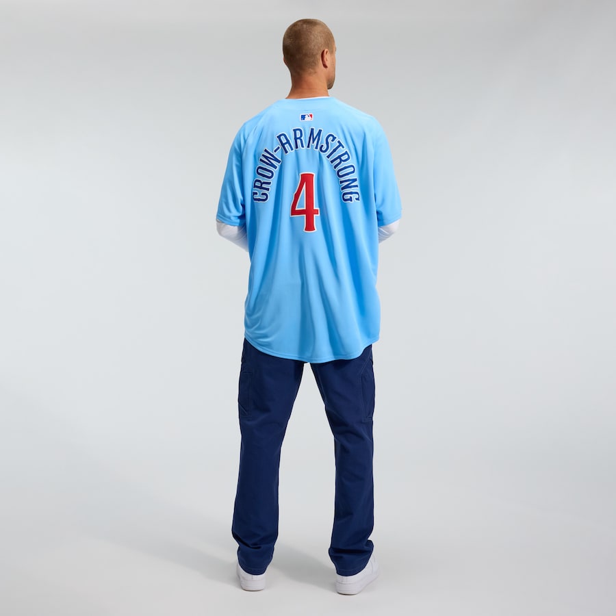 Pete Crow-Armstrong Chicago Cubs Nike Alternate Limited Player Jersey - Light Blue thumbnail 6