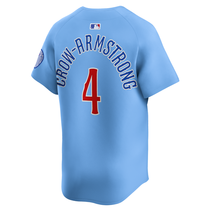 Pete Crow-Armstrong Chicago Cubs Nike Alternate Limited Player Jersey - Light Blue thumbnail 8