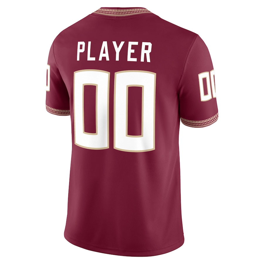 Florida State Seminoles Nike NIL Pick-A-Player Game Jersey - Garnet thumbnail 4