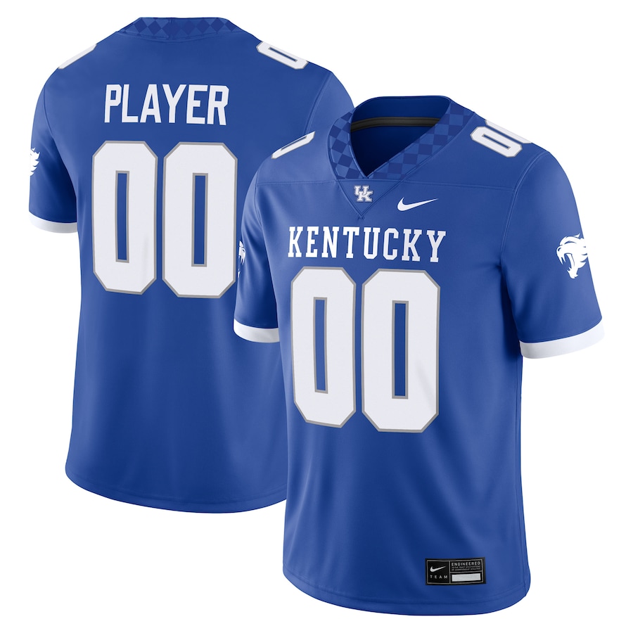 Kentucky Wildcats Nike NIL Pick-A-Player Game Jersey - Royal thumbnail 2