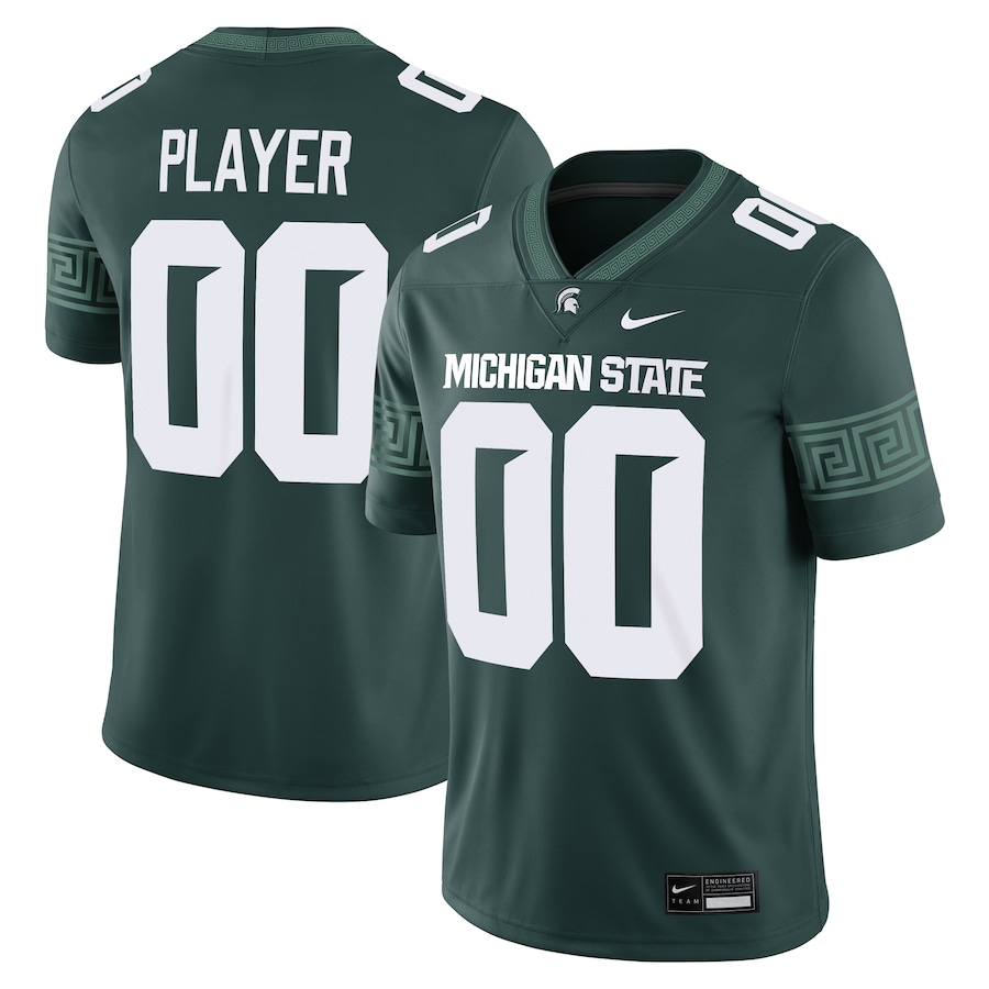 Michigan State Spartans Nike NIL Pick-A-Player Game Jersey - Green thumbnail 2