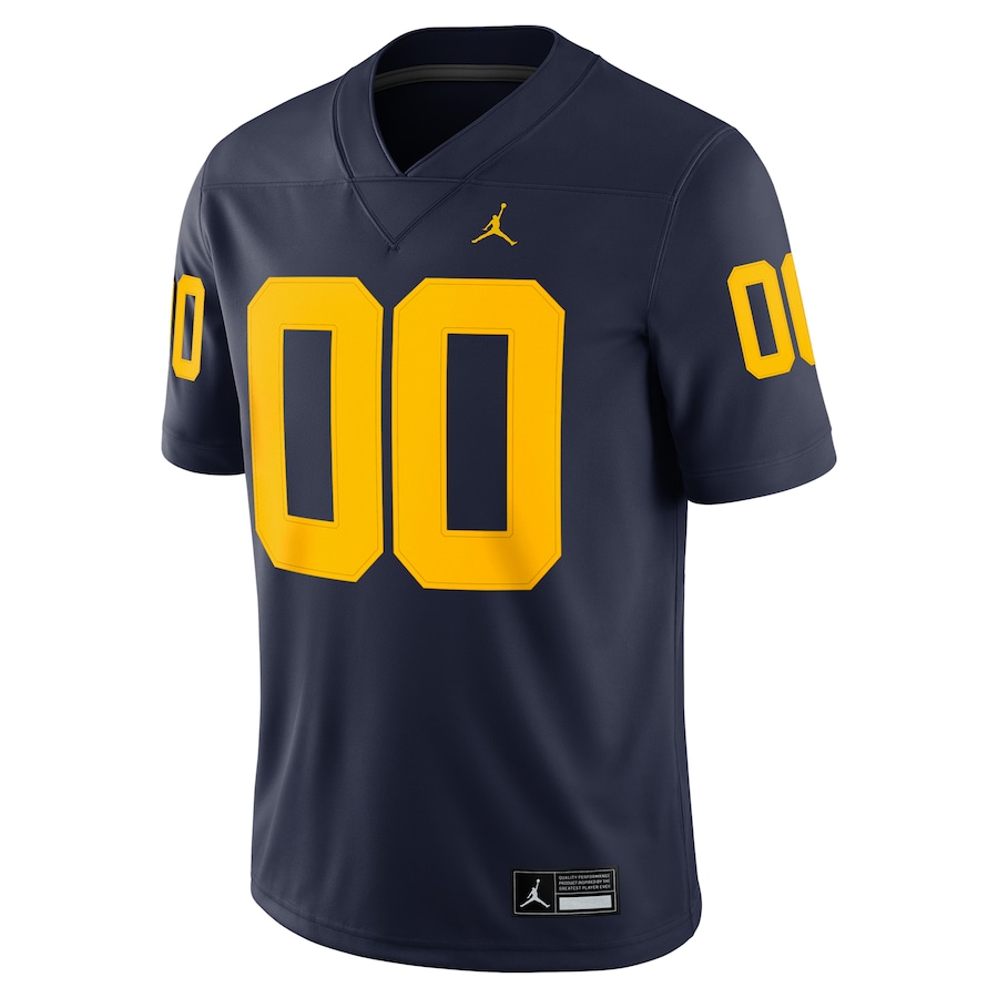 Michigan Wolverines Nike Custom Football Game Jersey - Jordan Brand thumbnail 3