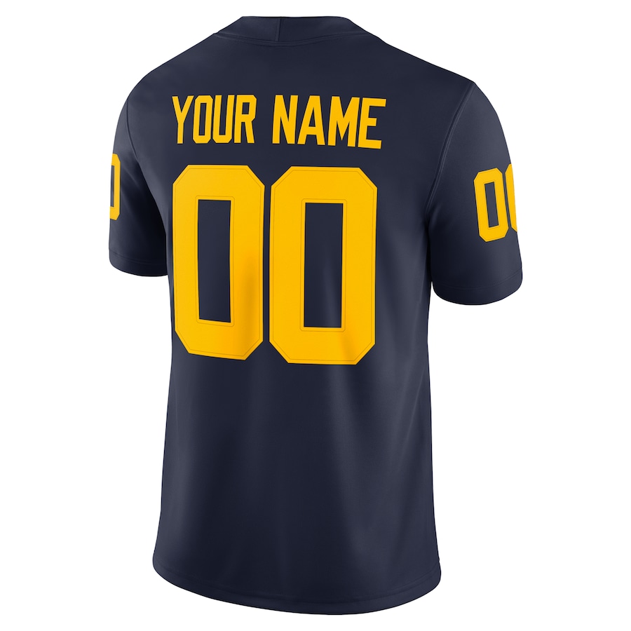 Michigan Wolverines Nike Custom Football Game Jersey - Jordan Brand thumbnail 4