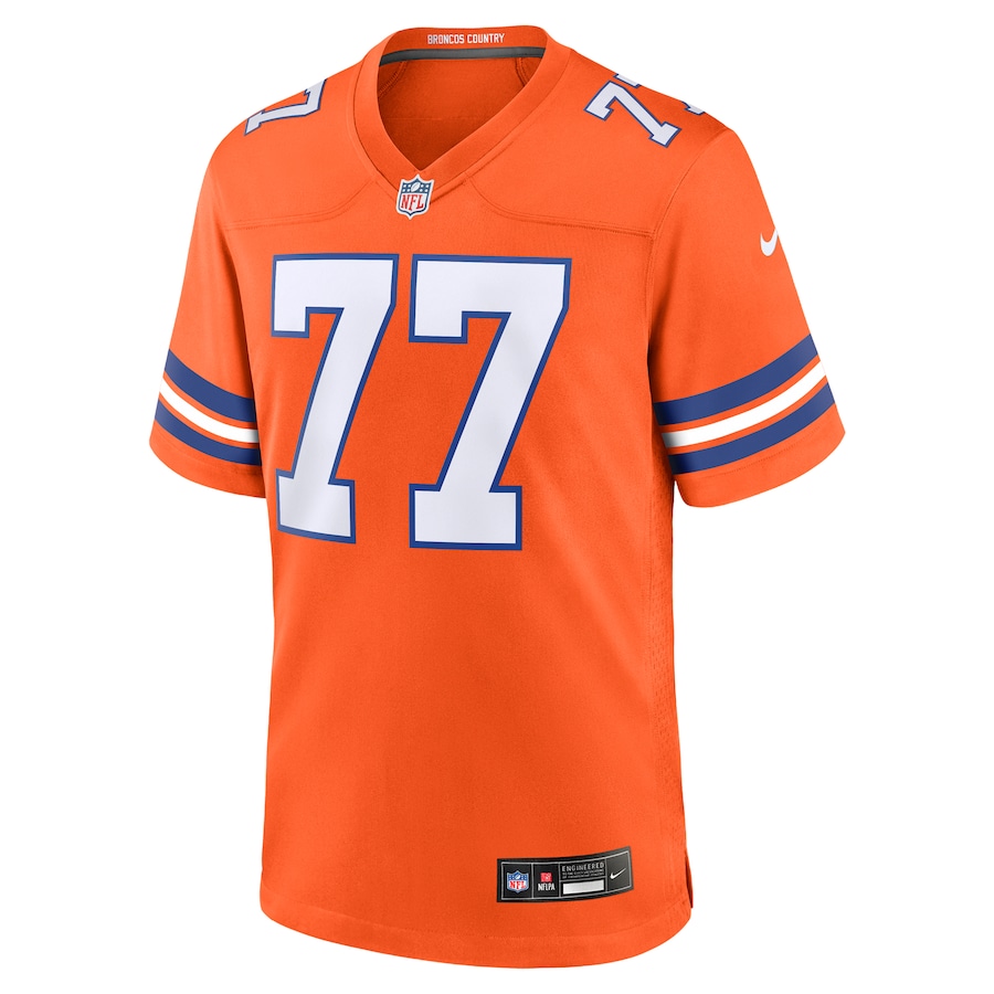 Quinn Meinerz Denver Broncos Nike Alternate Game Jersey - Orange thumbnail 3