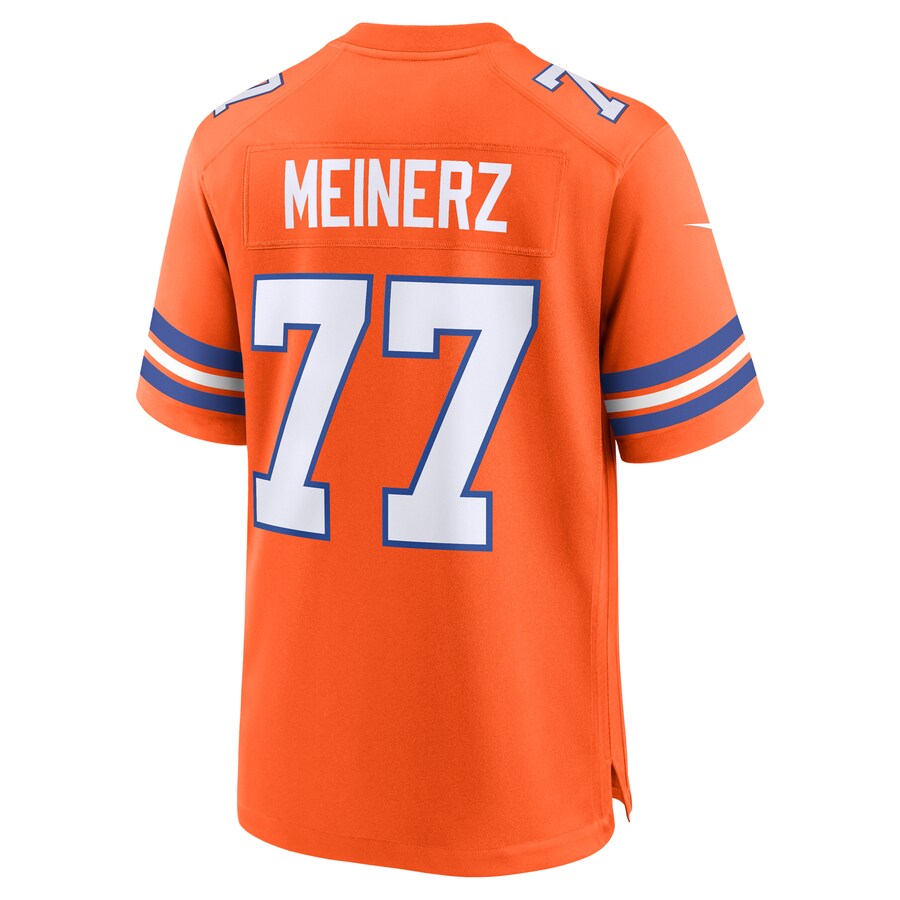 Quinn Meinerz Denver Broncos Nike Alternate Game Jersey - Orange thumbnail 4
