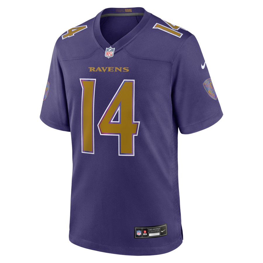 Kyle Hamilton Baltimore Ravens Nike Alternate Game Jersey - Purple thumbnail 7