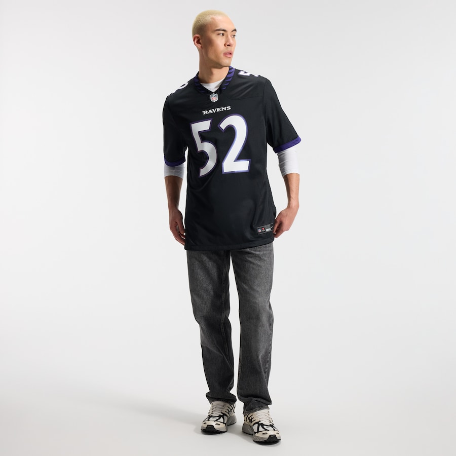 Ray Lewis Baltimore Ravens Nike Alternate Retired Player Game Jersey - Black thumbnail 5