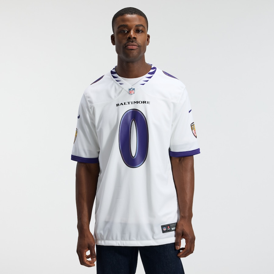 Roquan Smith Baltimore Ravens Nike Game Jersey - White thumbnail 3