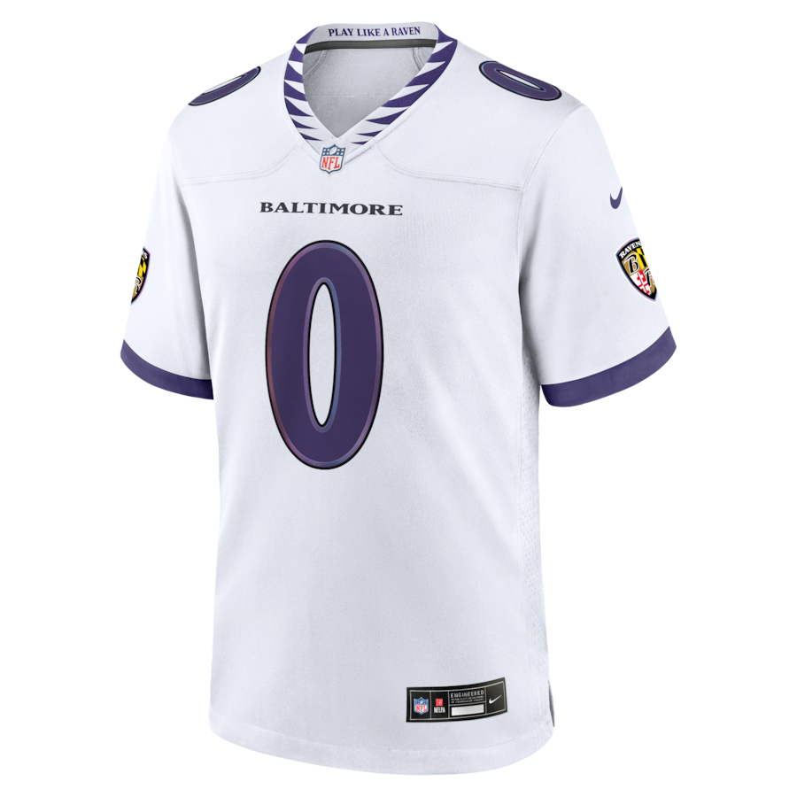 Roquan Smith Baltimore Ravens Nike Game Jersey - White thumbnail 7