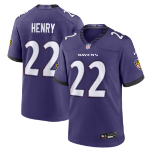 Derrick Henry Baltimore Ravens Nike Team Game Jersey - Purple