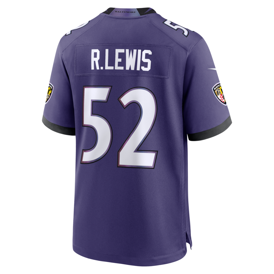 Ray Lewis Baltimore Ravens Nike Team Retired Player Game Jersey - Purple thumbnail 4