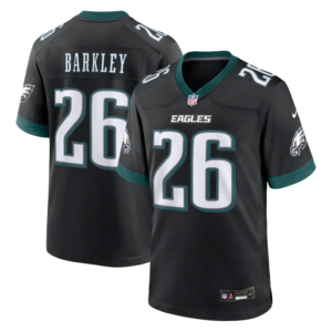 Saquon Barkley Philadelphia Eagles Nike Alternate Game Jersey - Black