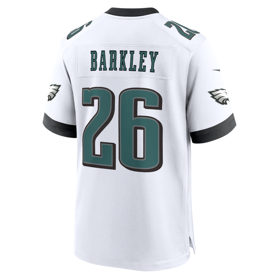 Saquon Barkley Philadelphia Eagles Nike Game Jersey -  White thumbnail 8