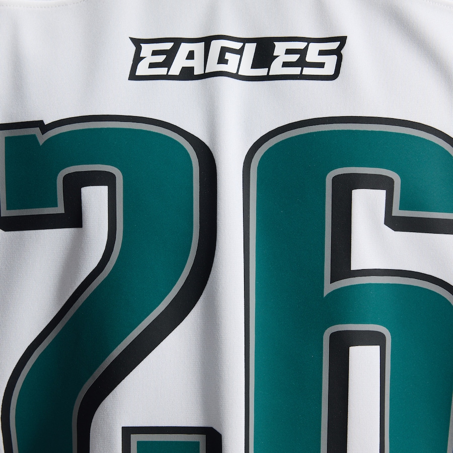 Saquon Barkley Philadelphia Eagles Nike Game Jersey -  White thumbnail 12