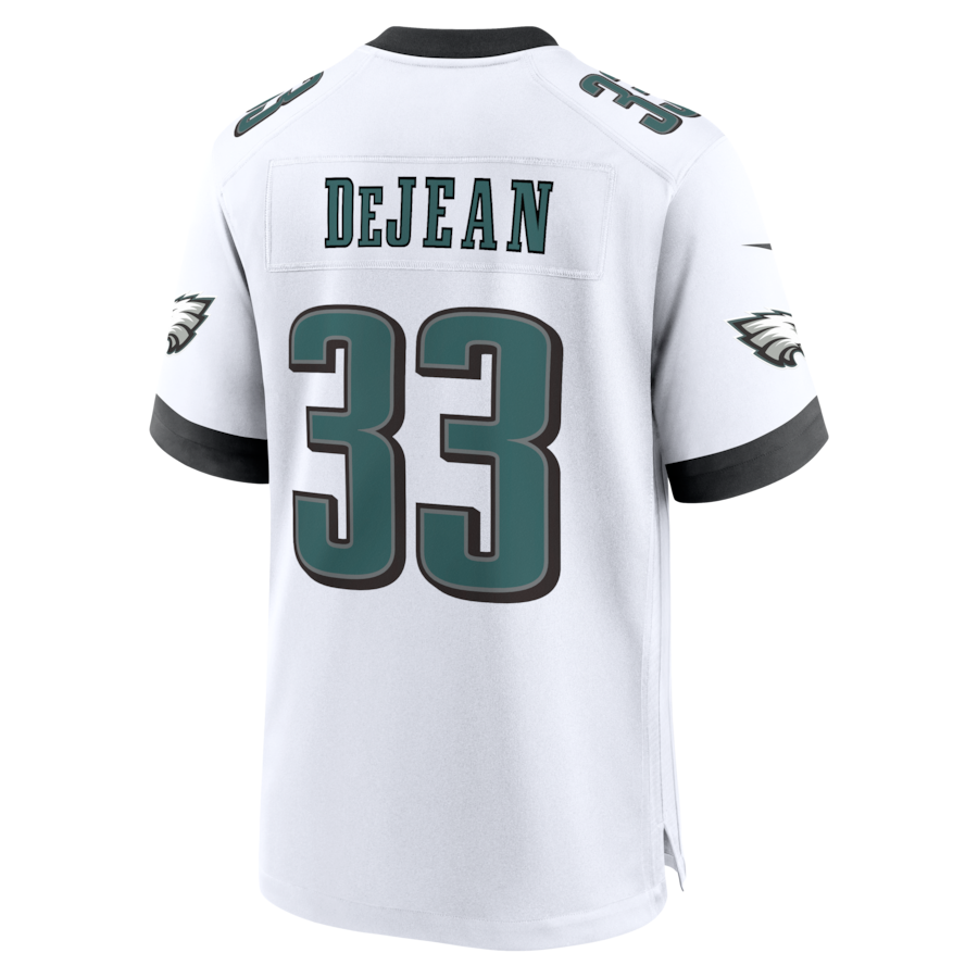 Cooper DeJean Philadelphia Eagles Nike Game Jersey -  White thumbnail 4
