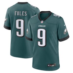 Nick Foles Philadelphia Eagles Nike Team Retired Player Game Jersey - Midnight Green
