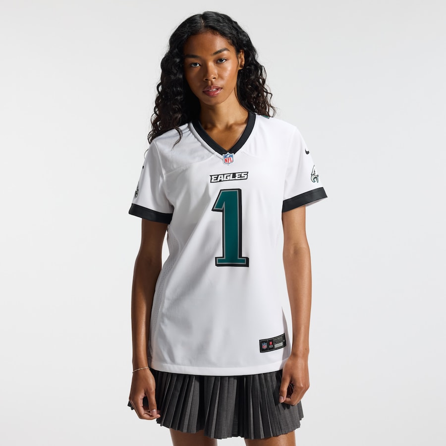 Jalen Hurts Philadelphia Eagles Nike Women's Game Jersey -  White thumbnail 3