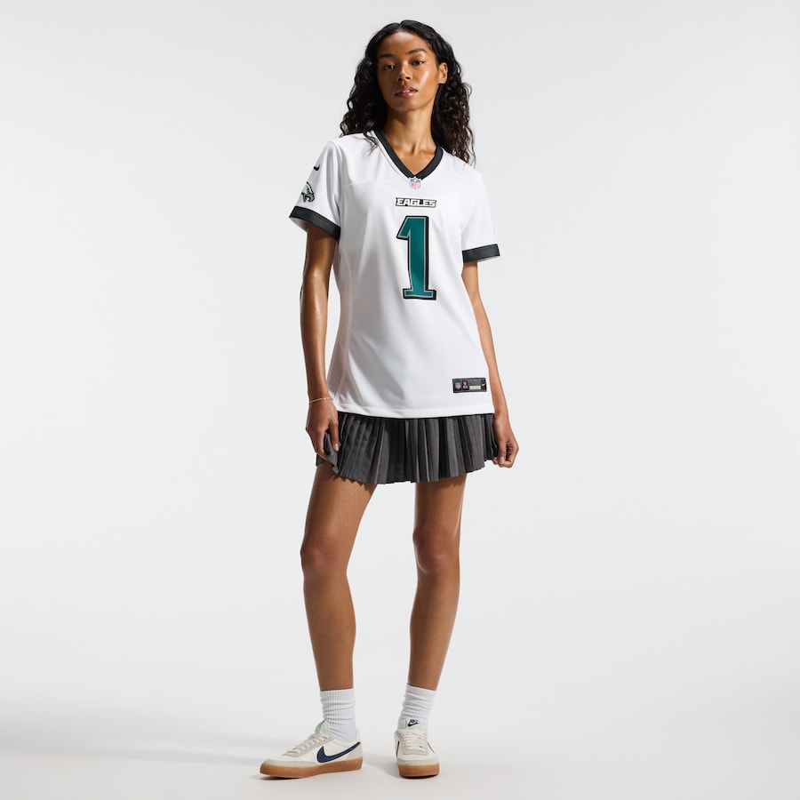 Jalen Hurts Philadelphia Eagles Nike Women's Game Jersey -  White thumbnail 5