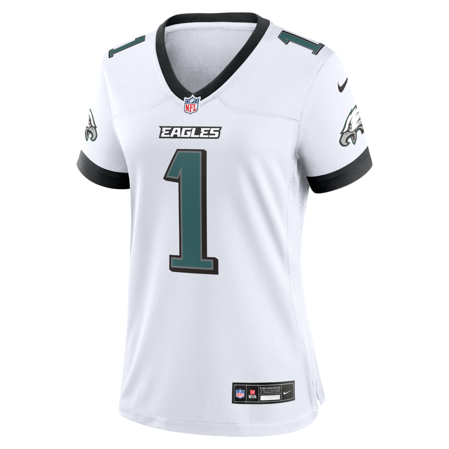 Jalen Hurts Philadelphia Eagles Nike Women's Game Jersey -  White thumbnail 7