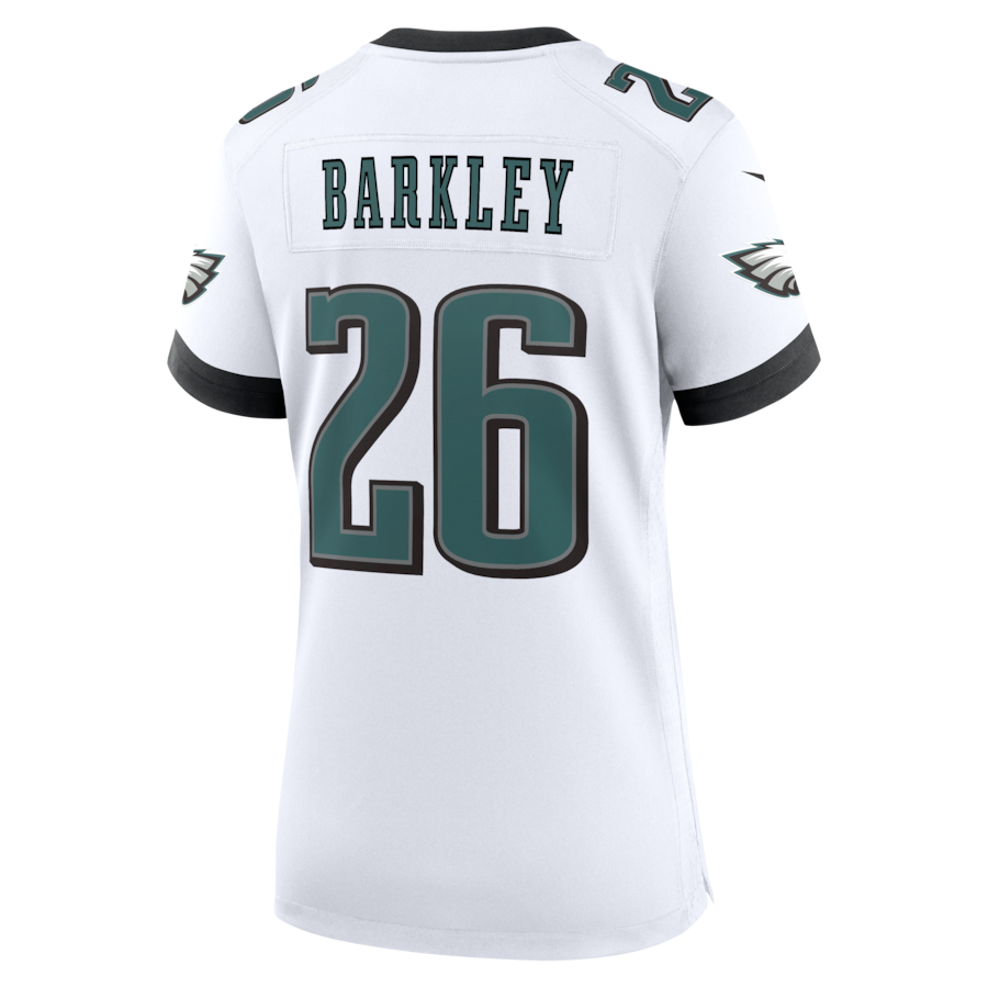 Saquon Barkley Philadelphia Eagles Nike Women's Game Jersey -  White thumbnail 4