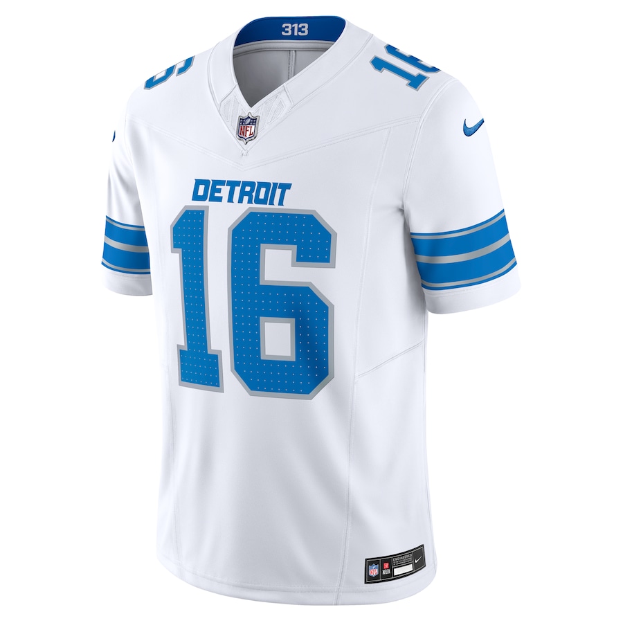 Jared Goff Detroit Lions Nike Vapor F.U.S.E. Limited Jersey - White thumbnail 3