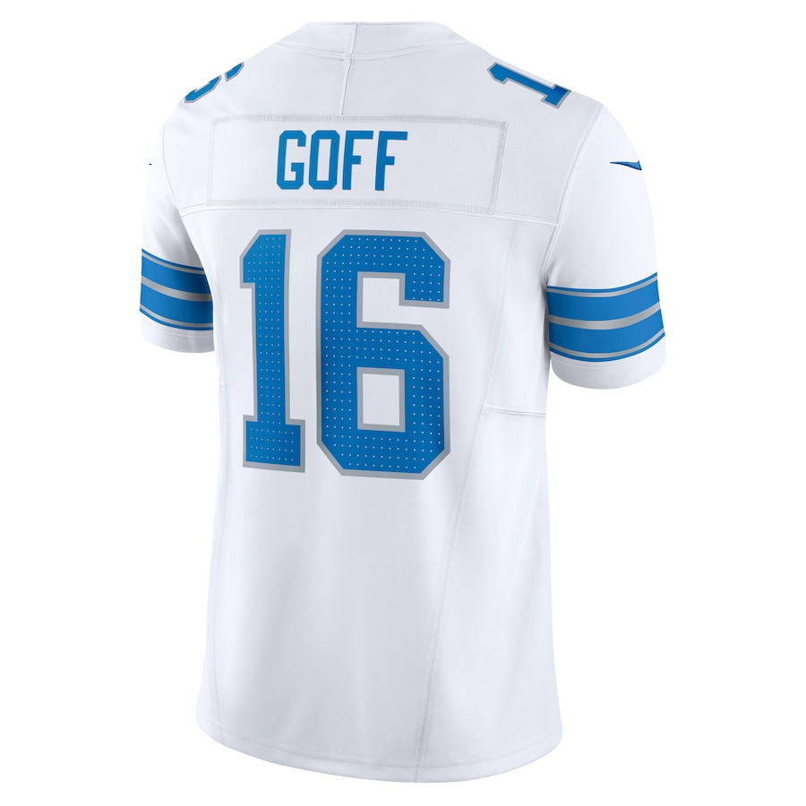 Jared Goff Detroit Lions Nike Vapor F.U.S.E. Limited Jersey - White thumbnail 4