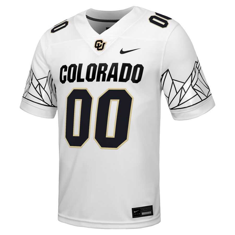 Colorado Buffaloes Nike Custom Football Game Jersey - White thumbnail 3