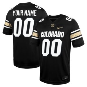 Colorado Buffaloes Nike Custom Football Game Jersey - Black