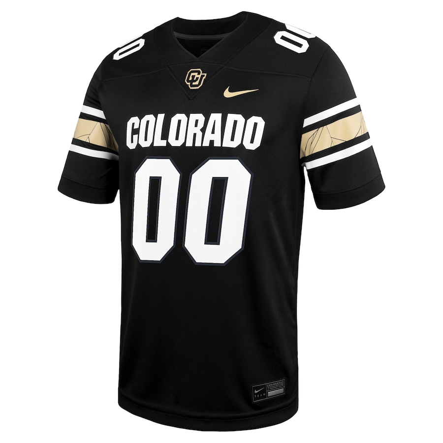 Colorado Buffaloes Nike Custom Football Game Jersey - Black thumbnail 3