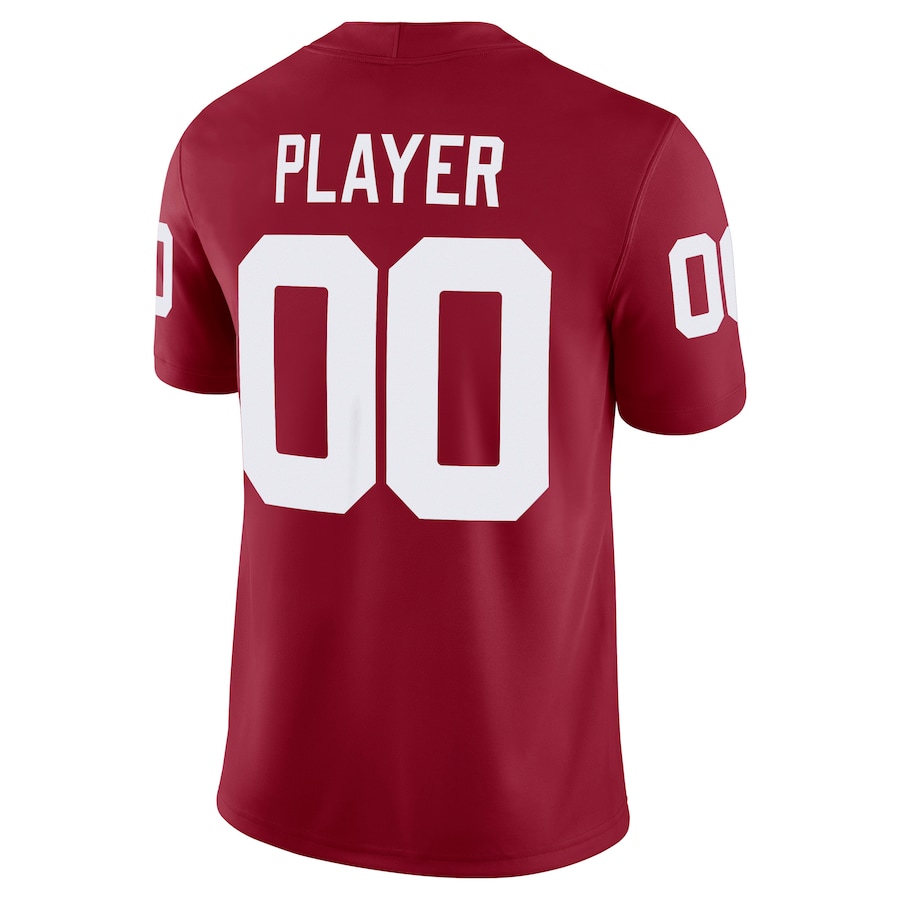 Oklahoma Sooners Jordan Brand NIL Pick-A-Player Football Replica Jersey - Crimson thumbnail 4