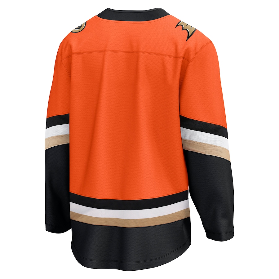 Anaheim Ducks Fanatics Home Breakaway Jersey - Orange thumbnail 4