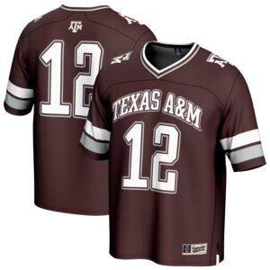 #12 Texas A&M Aggies GameDay Greats Lightweight Collegiate Football Fashion Jersey - Maroon