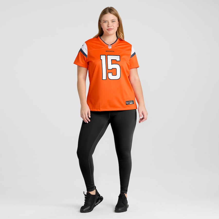 Nik Bonitto Denver Broncos Nike Women's Team Game Jersey -  Orange thumbnail 7