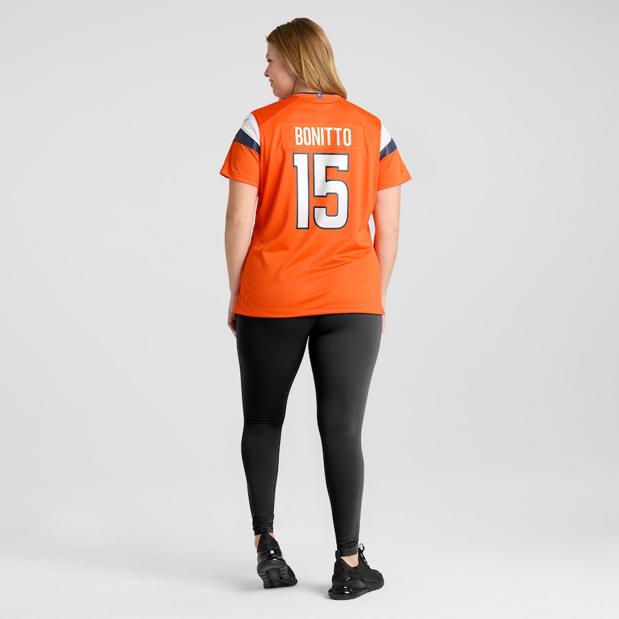 Nik Bonitto Denver Broncos Nike Women's Team Game Jersey -  Orange thumbnail 8