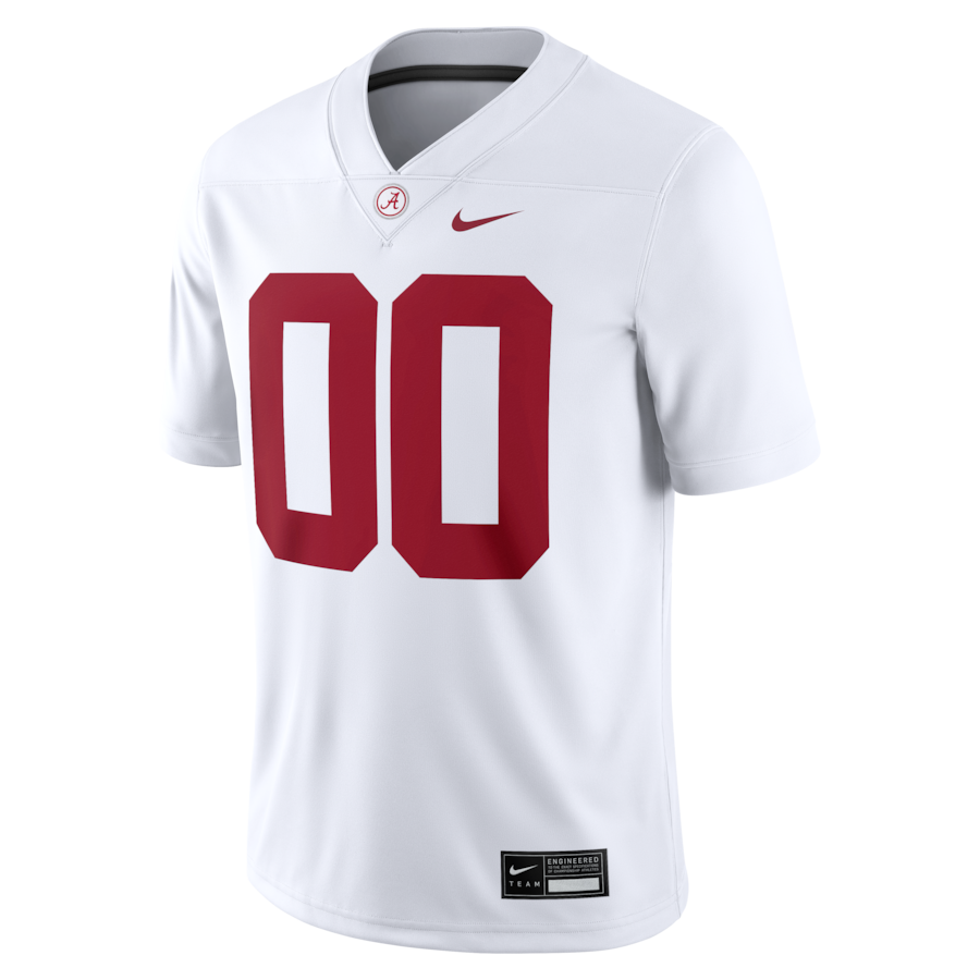 Alabama Crimson Tide Nike NIL Pick-A-Player Game Jersey - White thumbnail 3