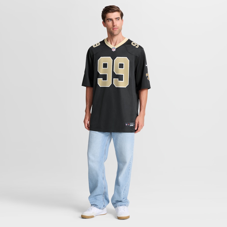 Chase Young New Orleans Saints Nike  Game Jersey -  Black thumbnail 8