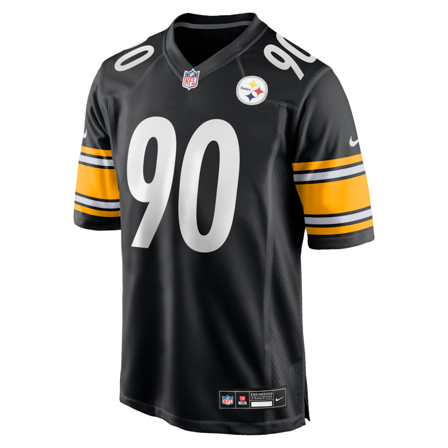 T.J. Watt Pittsburgh Steelers Nike  Game Jersey -  Black thumbnail 3