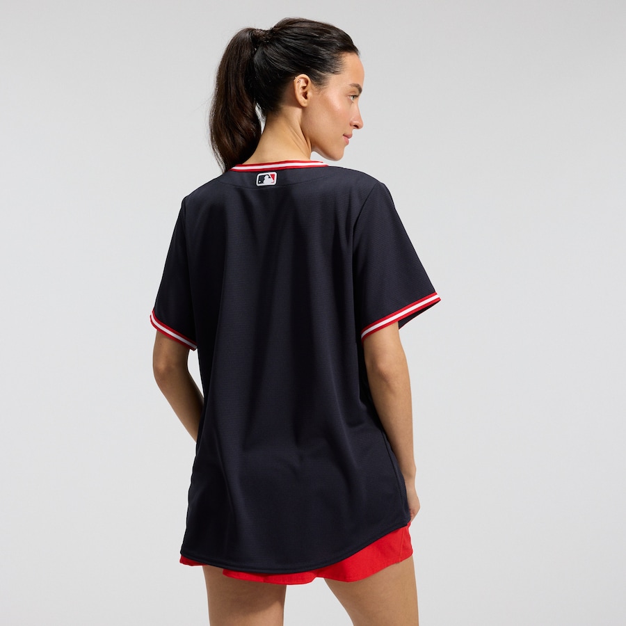 Cleveland Guardians Nike Women's Alternate Replica Jersey - Navy thumbnail 3