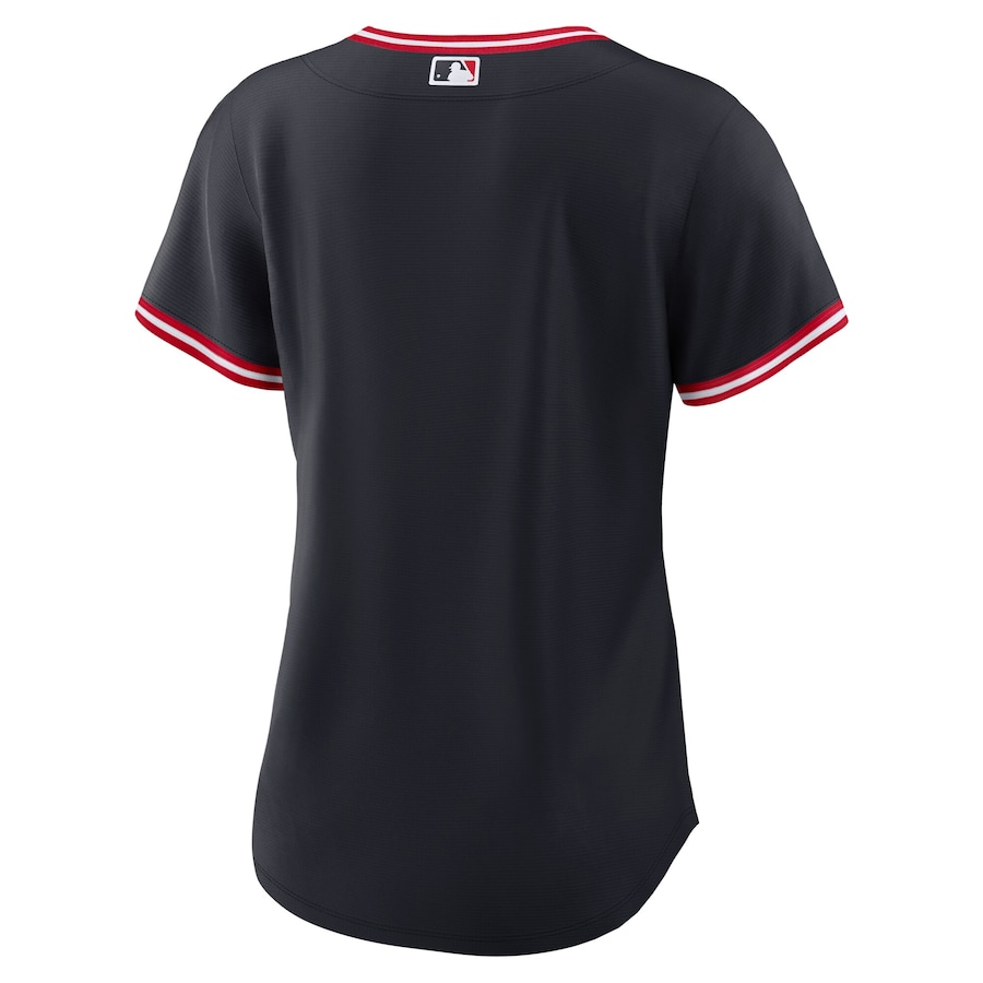 Cleveland Guardians Nike Women's Alternate Replica Jersey - Navy thumbnail 7