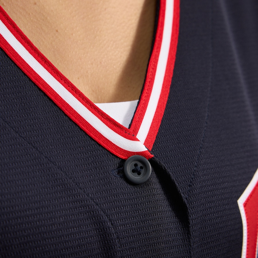 Cleveland Guardians Nike Women's Alternate Replica Jersey - Navy thumbnail 13