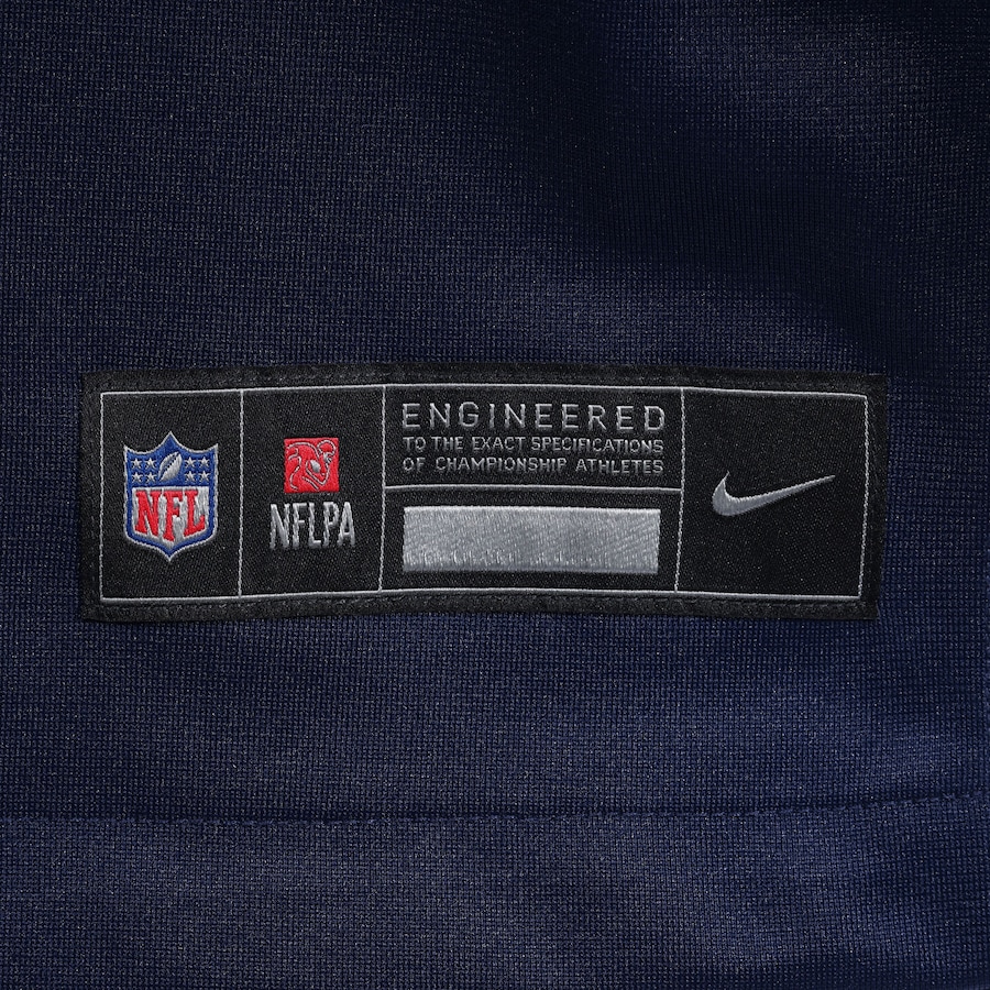 Christian Gonzalez New England Patriots Nike Team Game Jersey -  Navy thumbnail 7