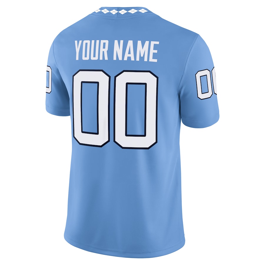 North Carolina Tar Heels Jordan Brand Custom Game Jersey - Carolina Blue thumbnail 4