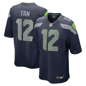 12s Seattle Seahawks Nike Team Game Jersey - College Navy