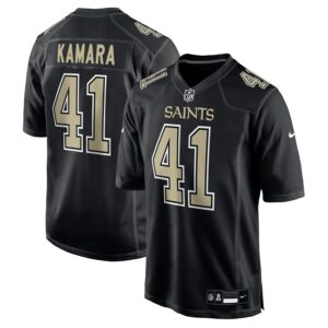 Alvin Kamara New Orleans Saints Nike Fashion Game Jersey - Carbon Black